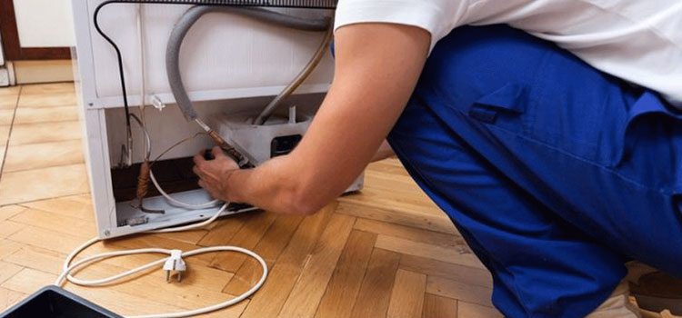 AEG integrated fridge installation in Milton